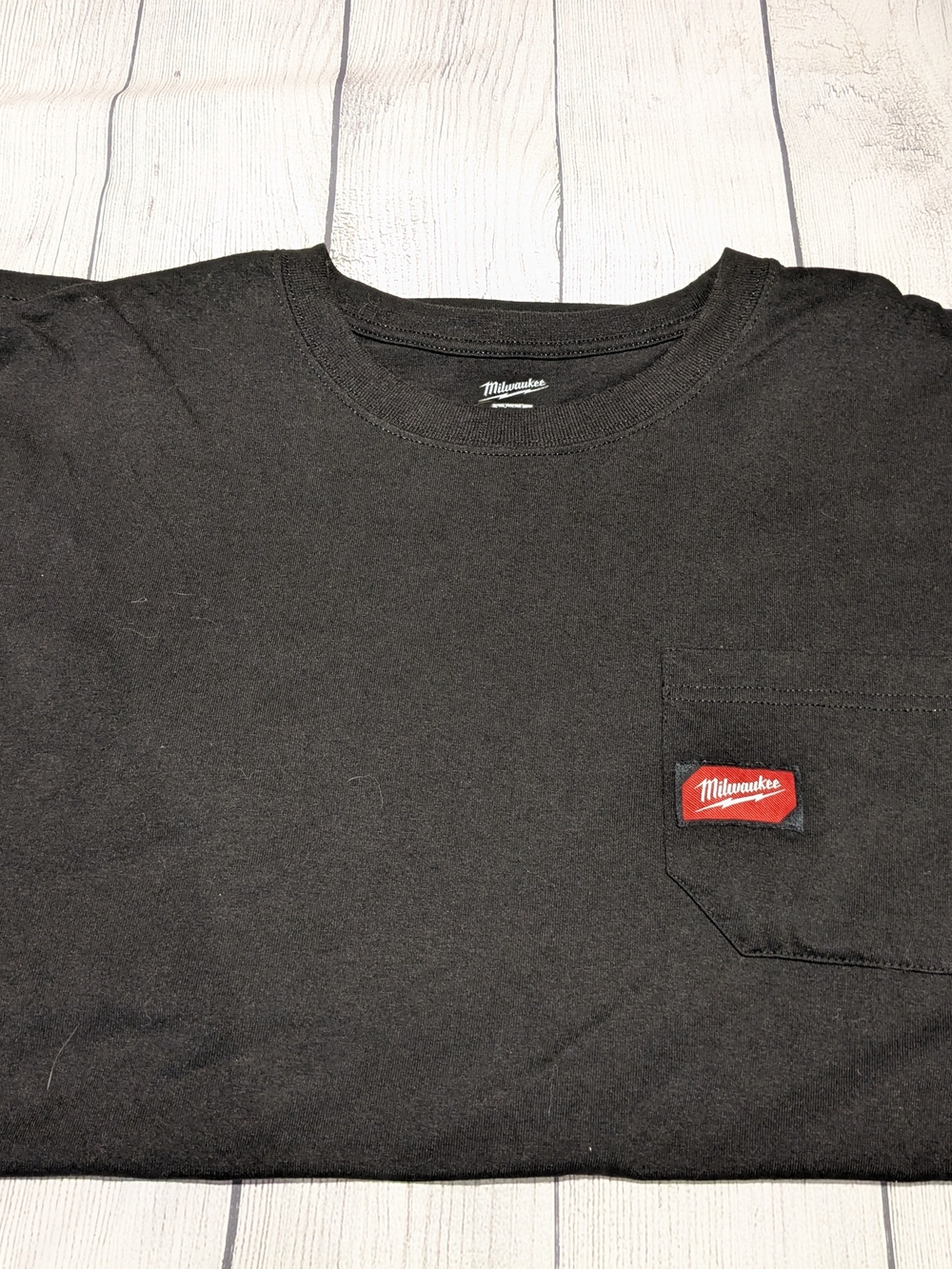 T-shirt Noir à Poche Milwaukee - Homme